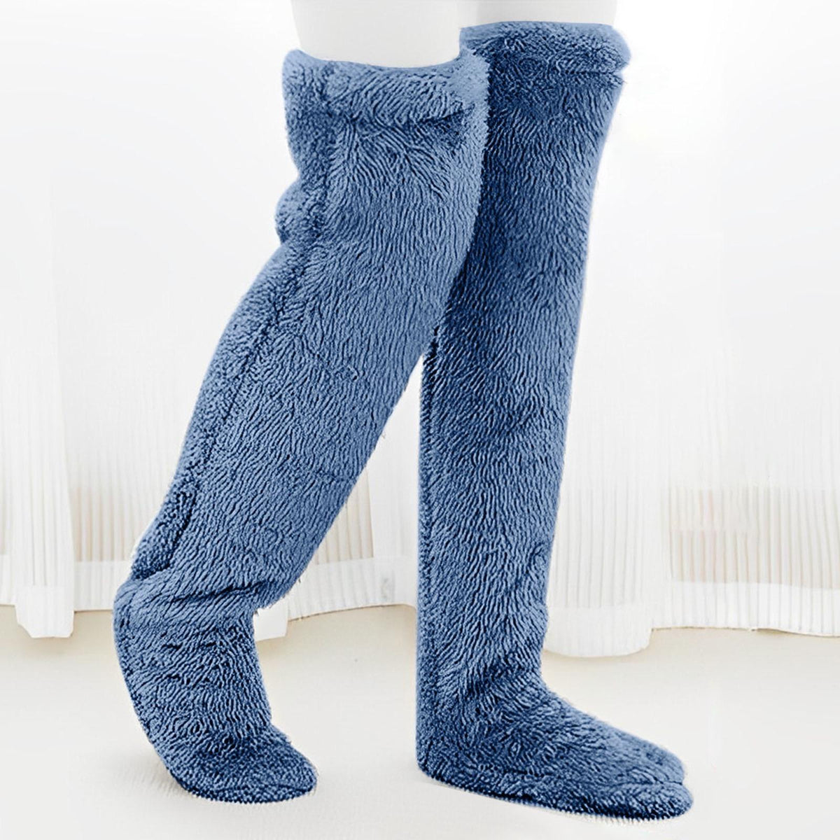 Fuzzy Leg Sock Winter Home Sleeping Socks