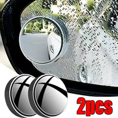 2PC Suction Cup Car Convex Blind Spot Mirror Wide Angle Adjustable Rearview HD 360 Degree  Extra Auxiliary Round Mirror Accessories